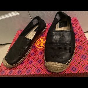 Black Tory Burch Espadrilles sz 7.5